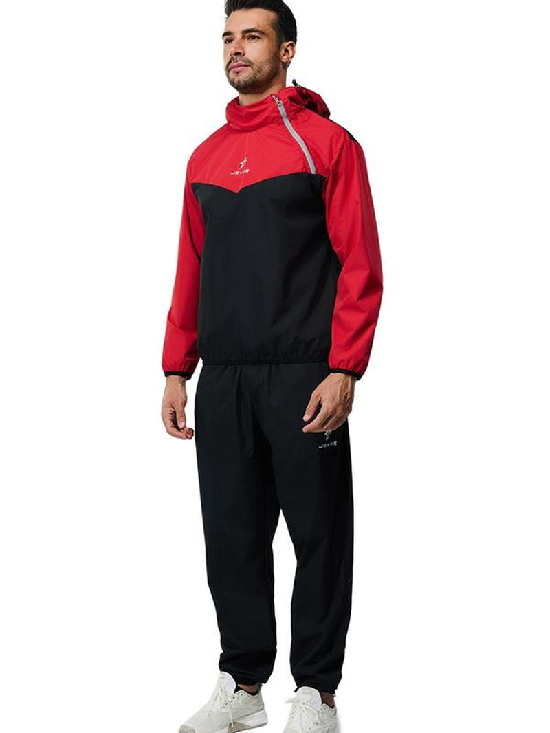 Men'S 2-Piece Sauna Jogging Set - Jacket and Pants for Fitness Training