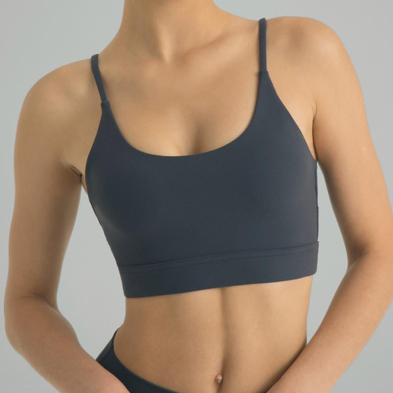 Colorfulkoala Women'S Dreamlux Lightweight Yoga Sports Bra Bowknot Strappy Light Impact Workout Yoga Tops