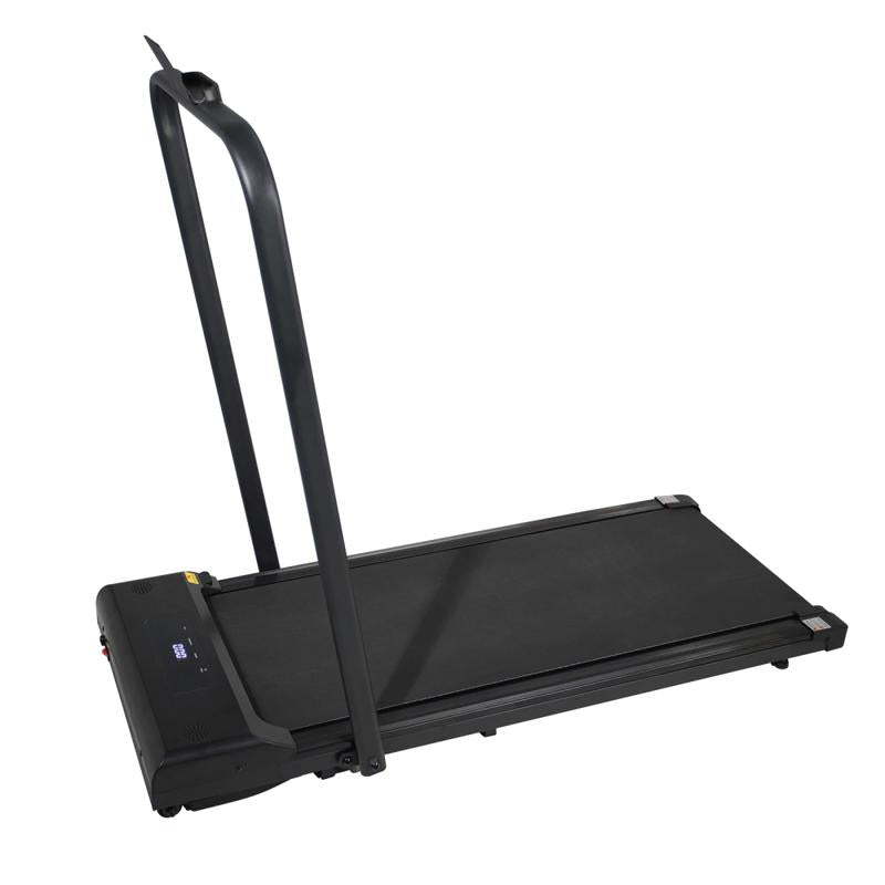 Under-Desk Walking Pad Treadmill with Remote Control - Portable Jogging Machine for Home Office, 240 lb Capacity, Black