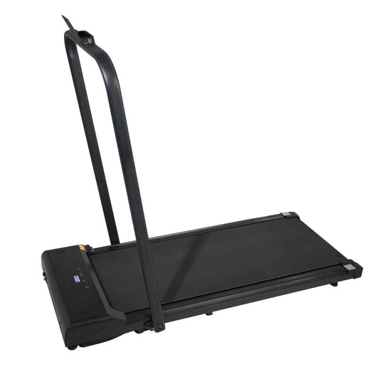 Under-Desk Walking Pad Treadmill with Remote Control - Portable Jogging Machine for Home Office, 240 lb Capacity, Black